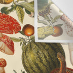 Mysterious Mushroom Forest  Wall Tapestry Gallery Image 3