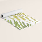 Palms on White Yoga Mat Gallery Image 2