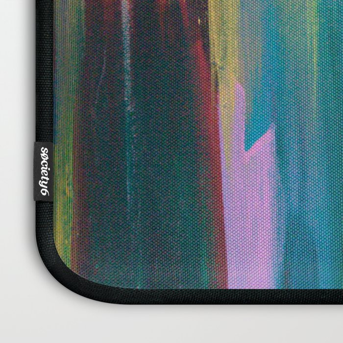 Green & Gold Abstract Laptop Sleeve Gallery Image 3