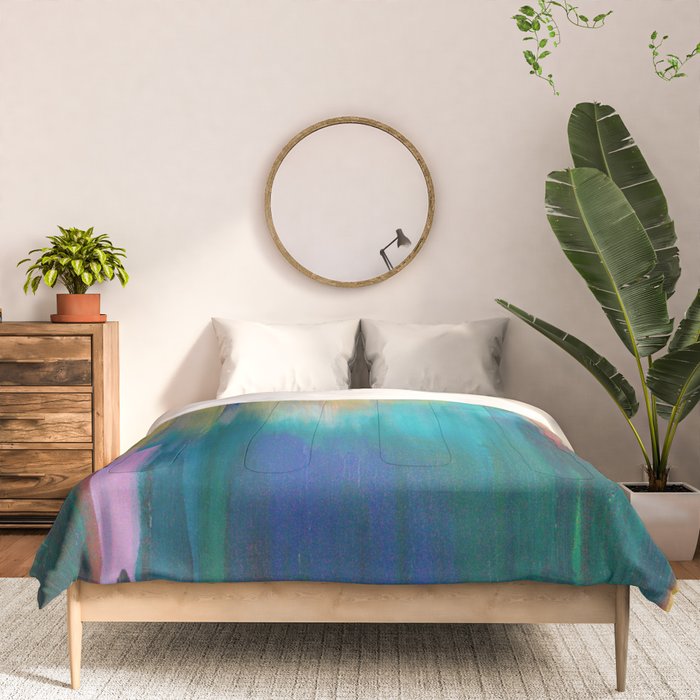 Green & Gold Abstract Comforter Gallery Image 3