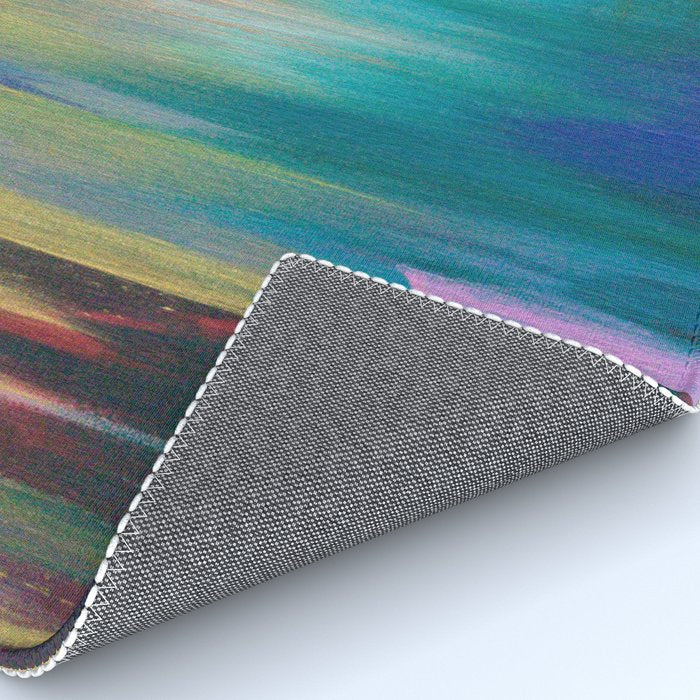 Green & Gold Abstract Rug Gallery Image 4