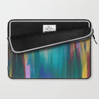 Green & Gold Abstract Laptop Sleeve Gallery Image 2