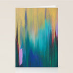 Green & Gold Abstract Stationery Card Gallery Image 2