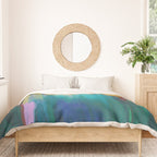 Green & Gold Abstract Duvet Cover Gallery Image 3