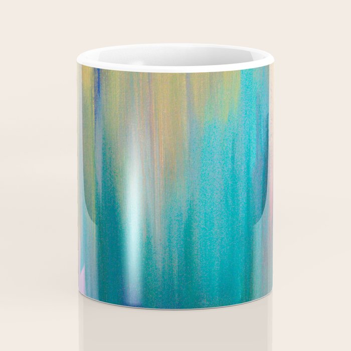 Green & Gold Abstract Coffee Mug Gallery Image 4