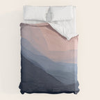 Waves In Texture - Blue & Beige Duvet Cover Gallery Image 6