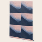 Waves In Texture - Blue & Beige Wallpaper Gallery Image 2