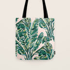 BIG FEELINGS Banana Leaf Tropical Tote Bag Gallery Image 1