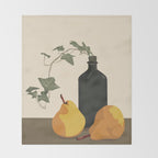 Still Life Art III Throw Blanket Gallery Image 2