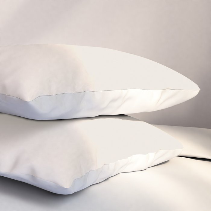 Black & White Plants / Elephant Ear Pillow Sham Gallery Image 3