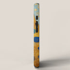Klimt Cat with Green Eyes and Warm Shawl iPhone Case Gallery Image 2