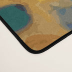 Klimt Cat with Green Eyes and Warm Shawl Desk Mat Gallery Image 4