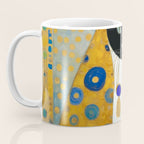Klimt Cat with Green Eyes and Warm Shawl Coffee Mug Gallery Image 3