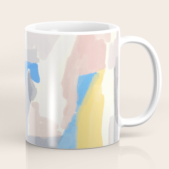 Abstract color pieces Coffee Mug Gallery Image 1