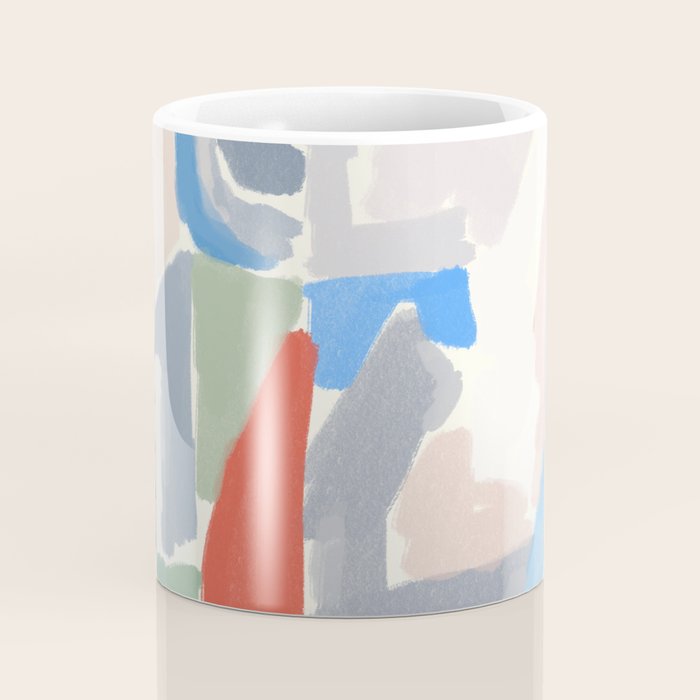Abstract color pieces Coffee Mug Gallery Image 4