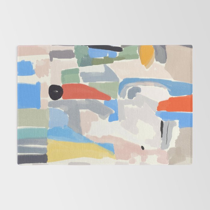 Abstract color pieces Rug Gallery Image 2