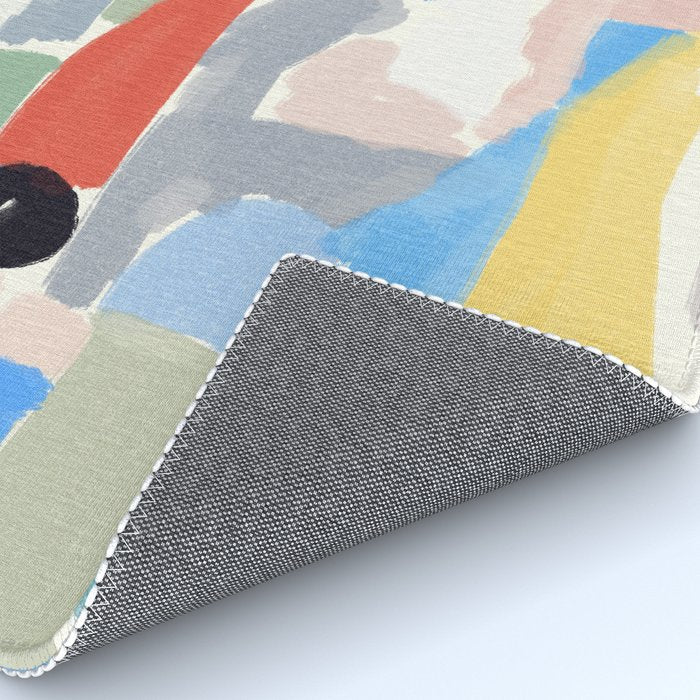 Abstract color pieces Rug Gallery Image 4