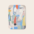 Abstract color pieces Bath Mat Gallery Image 1