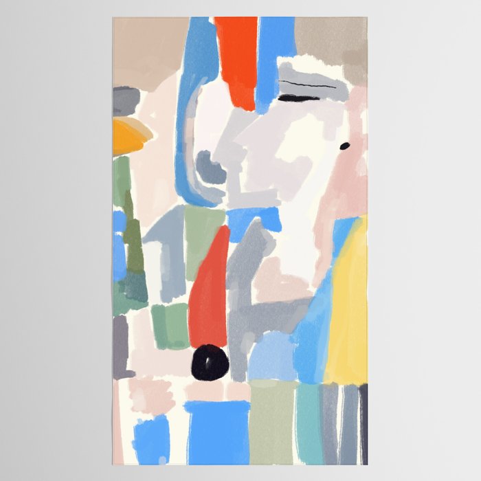 Abstract color pieces Tablecloth Gallery Image 2