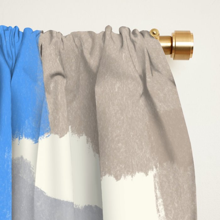 Abstract color pieces Window Curtain Gallery Image 2