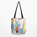 Abstract color pieces Tote Bag Gallery Image 2