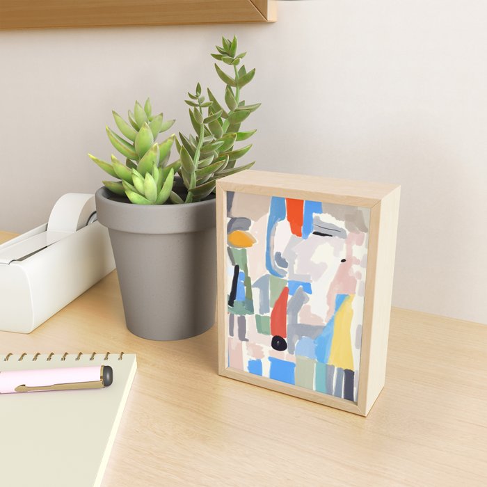 Abstract color pieces Mini Art Print Gallery Image 2