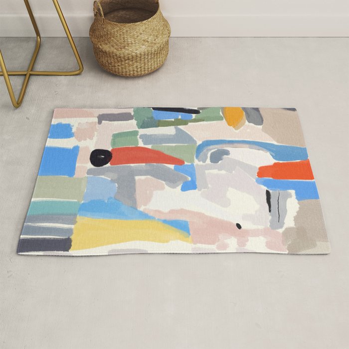 Abstract color pieces Rug Gallery Image 1