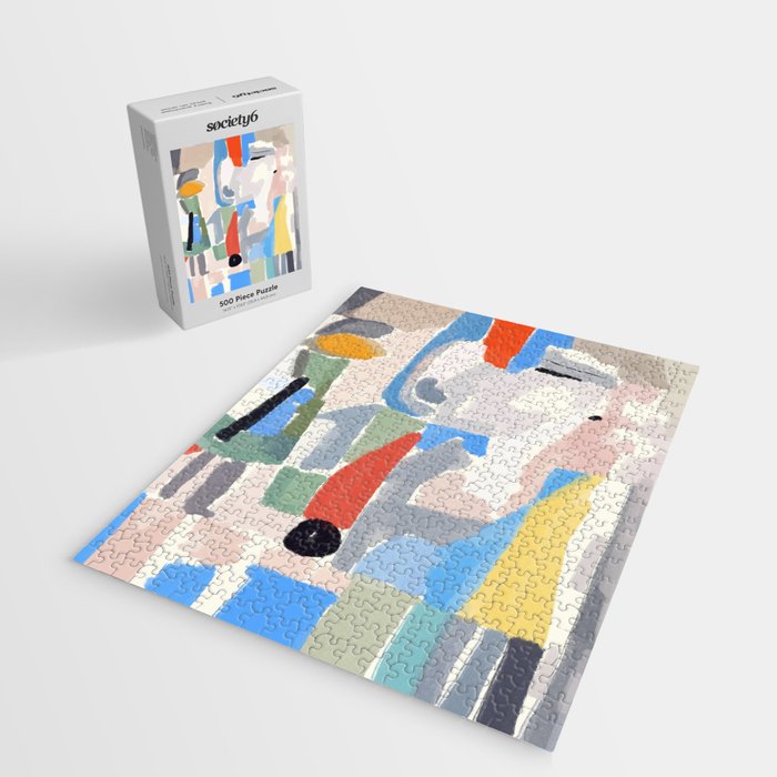 Abstract color pieces Jigsaw Puzzle Gallery Image 2