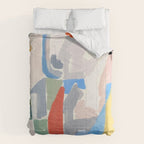 Abstract color pieces Comforter Gallery Image 6