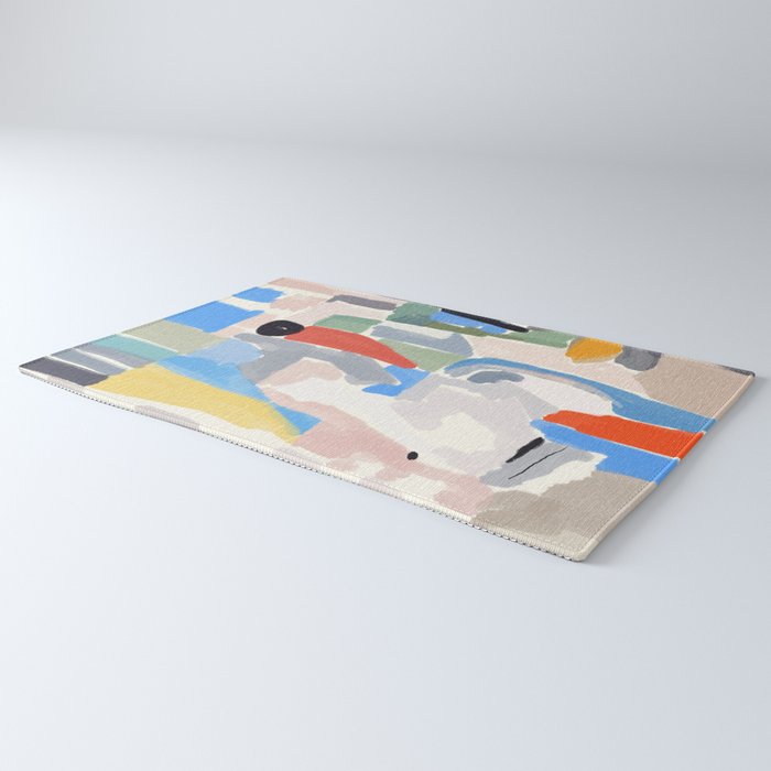 Abstract color pieces Rug Gallery Image 3