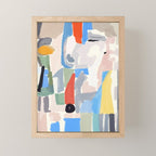 Abstract color pieces Mini Art Print Gallery Image 1