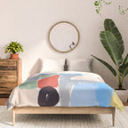 Abstract color pieces Comforter Gallery Image 3