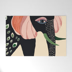 Colorful Elephant Welcome Mat Gallery Image 1