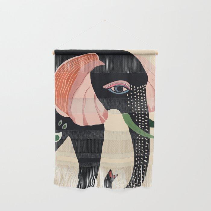 Colorful Elephant Wall Hanging Gallery Image 1