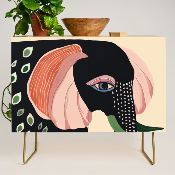 Colorful Elephant Credenza Gallery Image 1