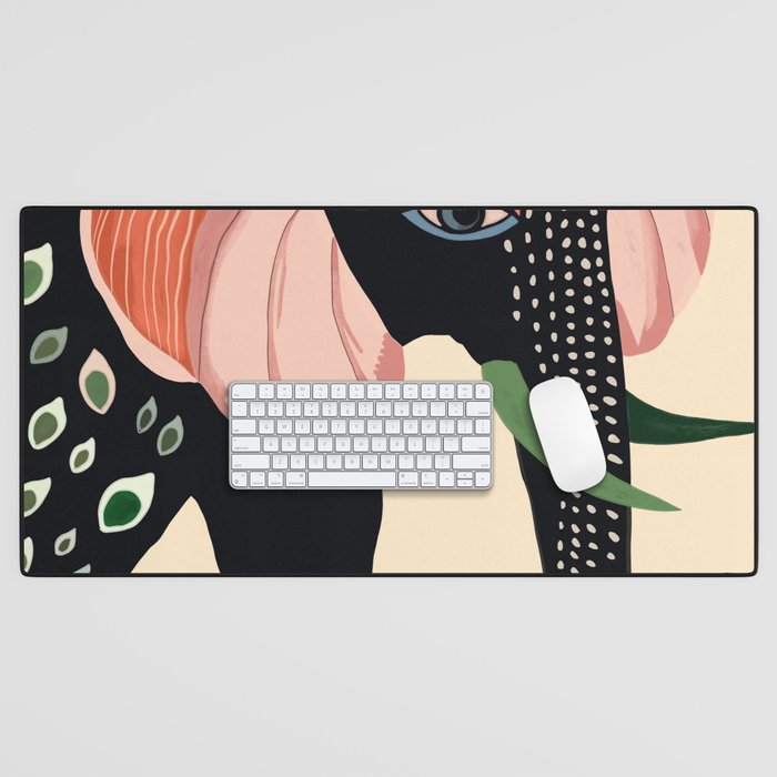Colorful Elephant Desk Mat Gallery Image 1