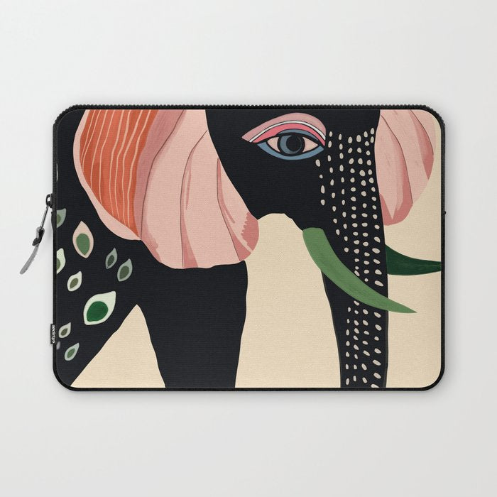 Colorful Elephant Laptop Sleeve Gallery Image 1