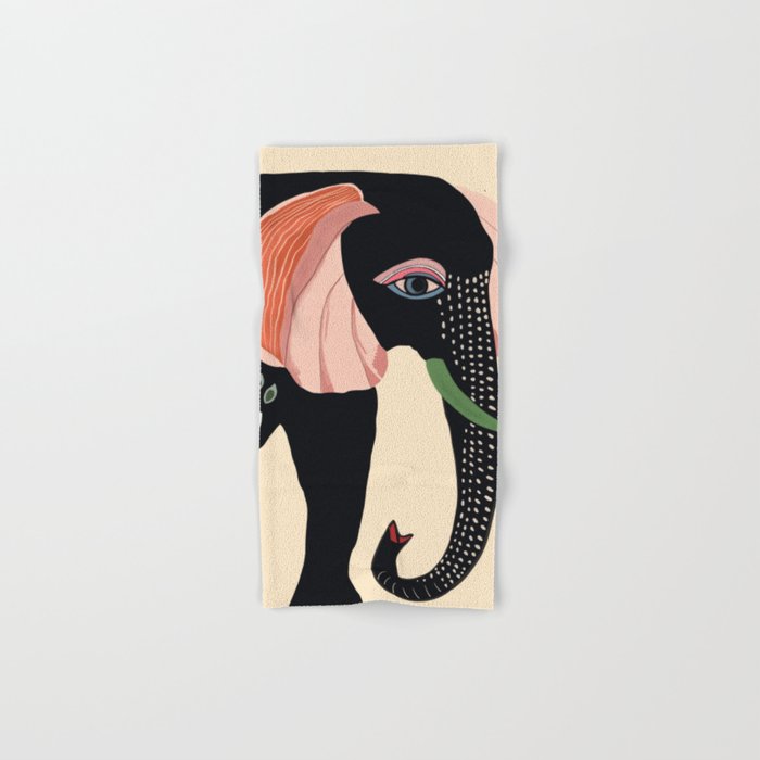 Colorful Elephant Bath Towel Gallery Image 1