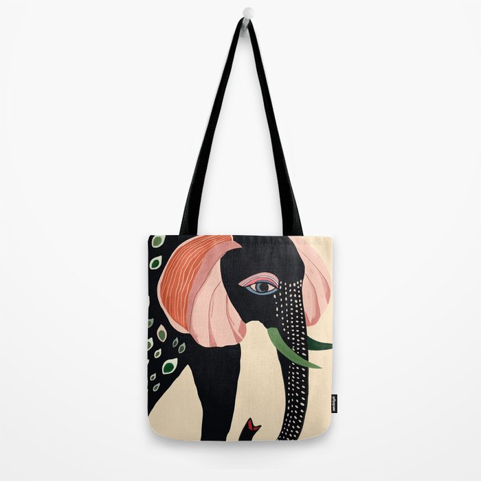 Colorful Elephant Tote Bag Gallery Image 2