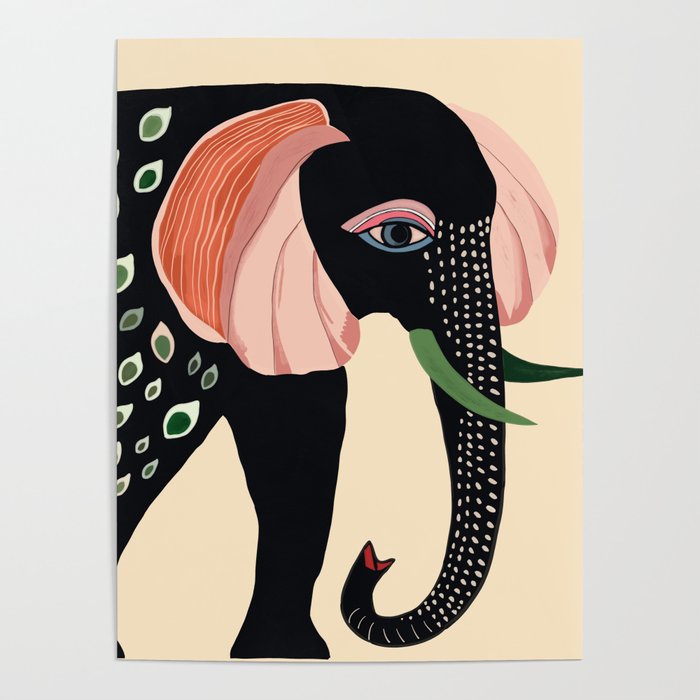 Colorful Elephant Poster Gallery Image 4