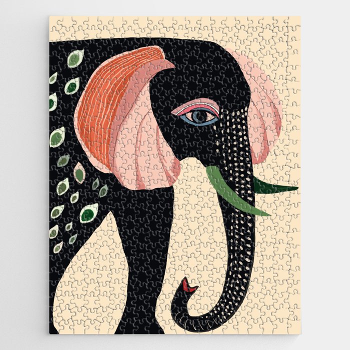 Colorful Elephant Jigsaw Puzzle Gallery Image 1