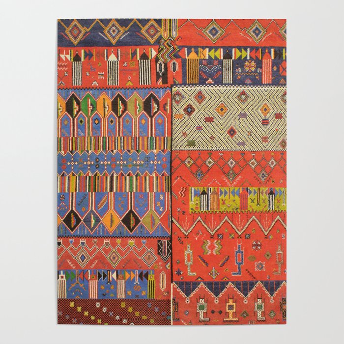 Pattern Bohemian Carpet Poster Gallery Image 1