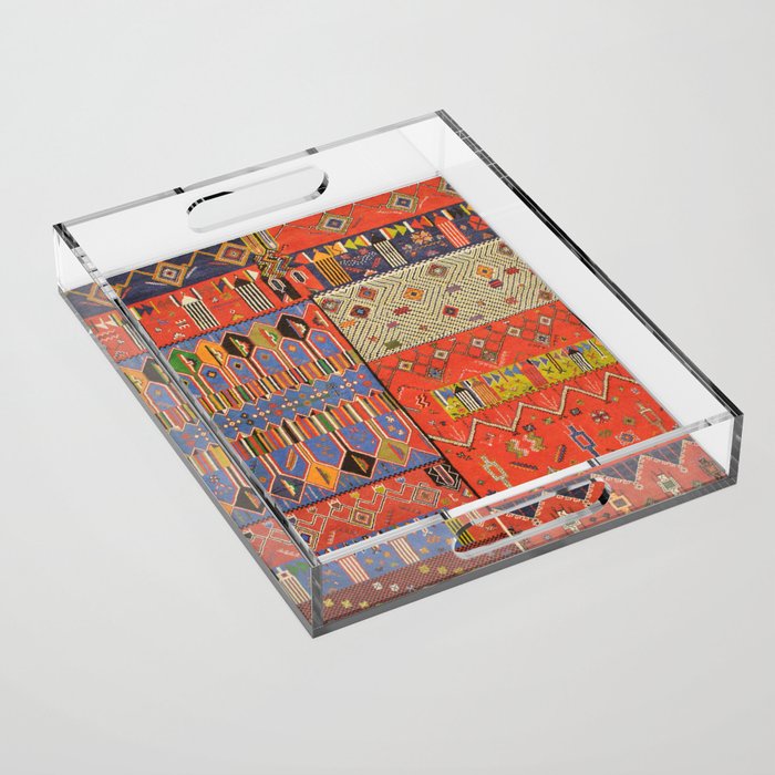 Pattern Bohemian Carpet Acrylic Tray Gallery Image 1