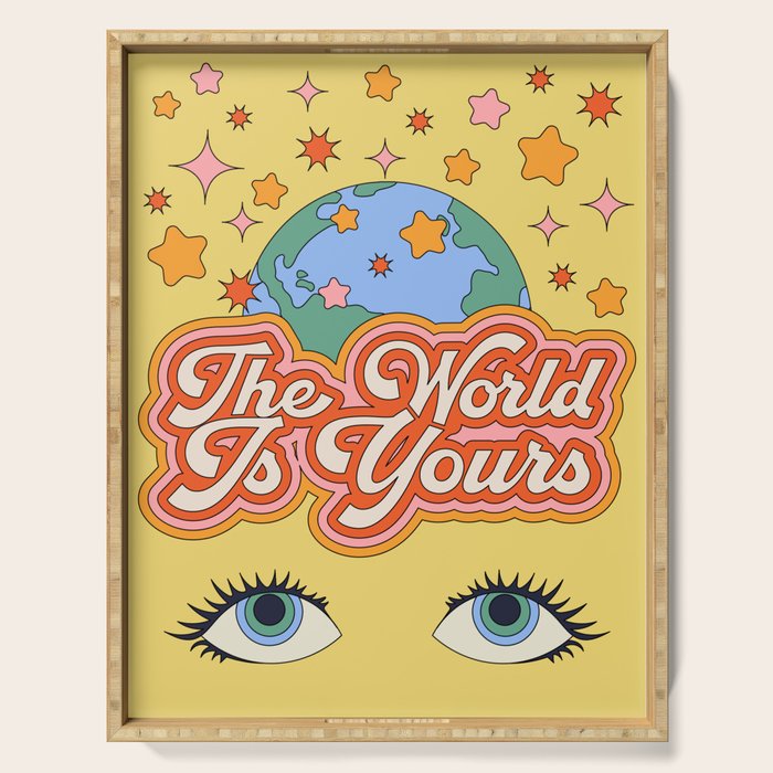 The World Is Yours Serving Tray Gallery Image 1
