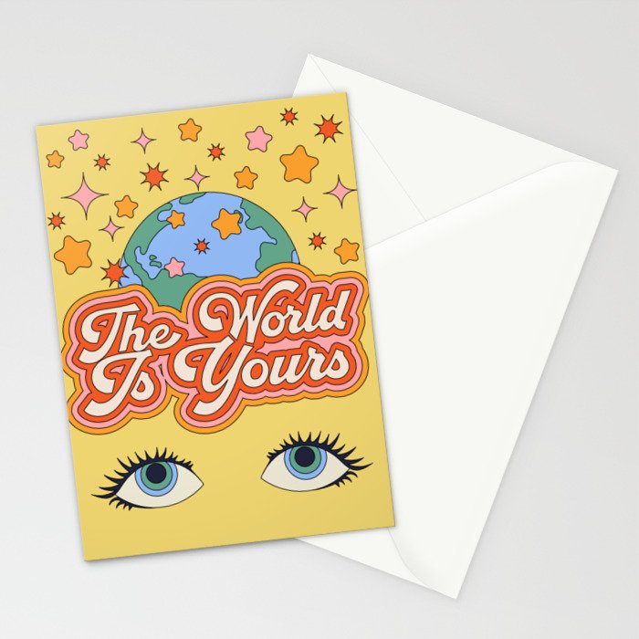 The World Is Yours Stationery Card Gallery Image 2