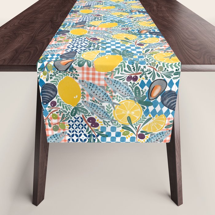 Citrus Coastal Adventure Table Runner Gallery Image 1