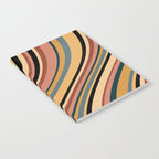 Wavy Stripes X - Vintage Neutral Notebook Gallery Image 2