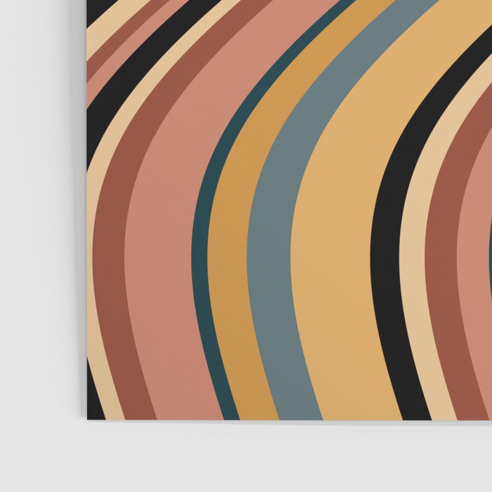 Wavy Stripes X - Vintage Neutral Poster Gallery Image 3