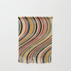 Wavy Stripes X - Vintage Neutral Wall Hanging Gallery Image 1