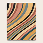 Wavy Stripes X - Vintage Neutral Notebook Gallery Image 4